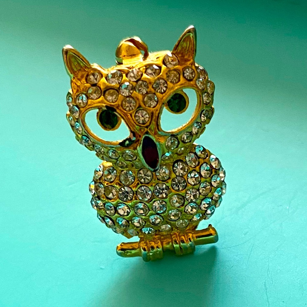 Vintage Owl Brooch Pin